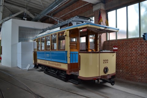 Stuttgart villamos múzeum Straßenbahnwelt